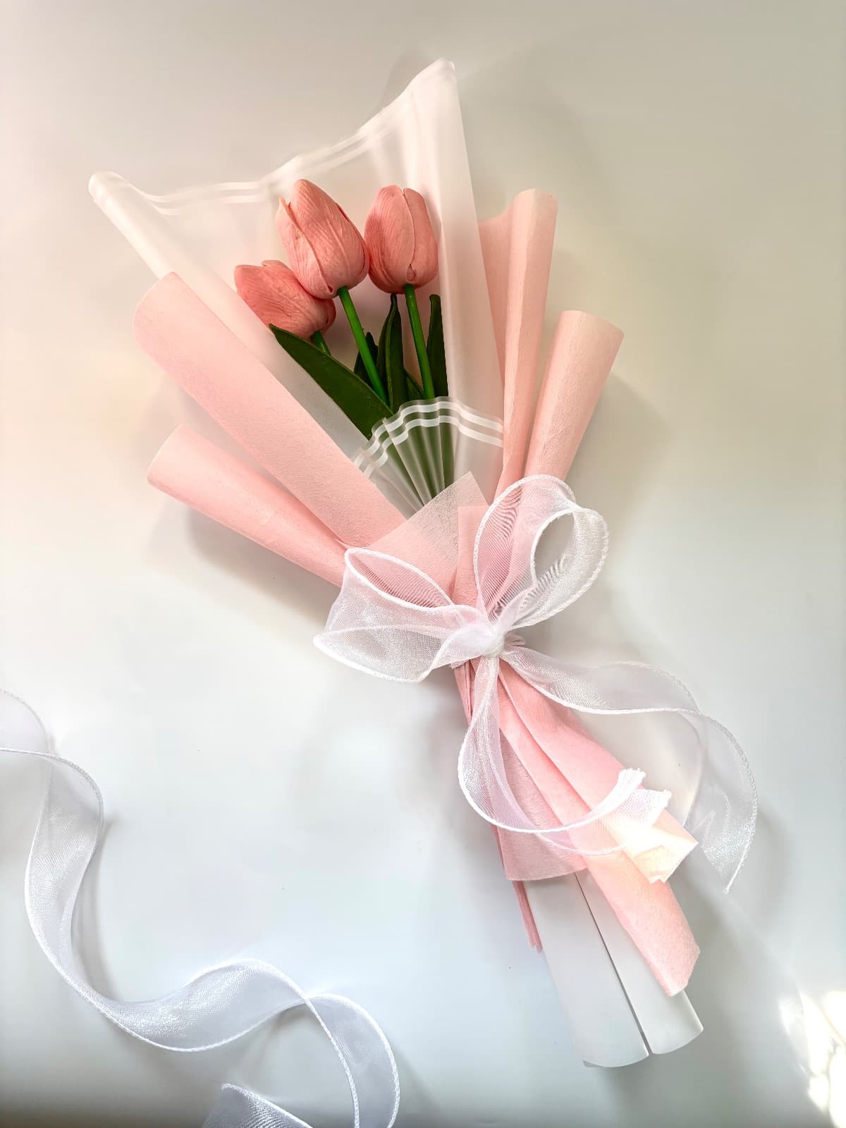 BLUSHING TULIPS BOUQUET — 5